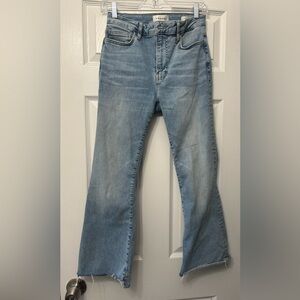 FRAME Le Crop mini boot women’s jeans sz 27 raw hem